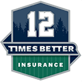 12 Times Better Insurance Plus Logo